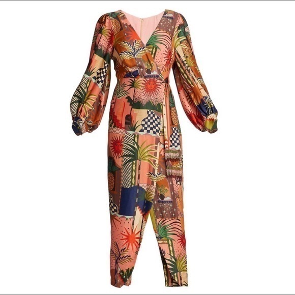 Farm Rio Mystic City Wrap Jumper - Picture 3 of 7